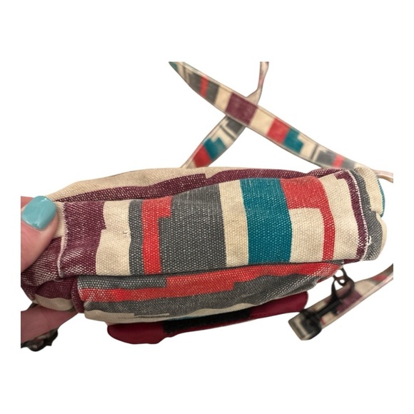 Kavu Tan and Orange Mini Bag Compact Crossbody - Picture 4 of 4